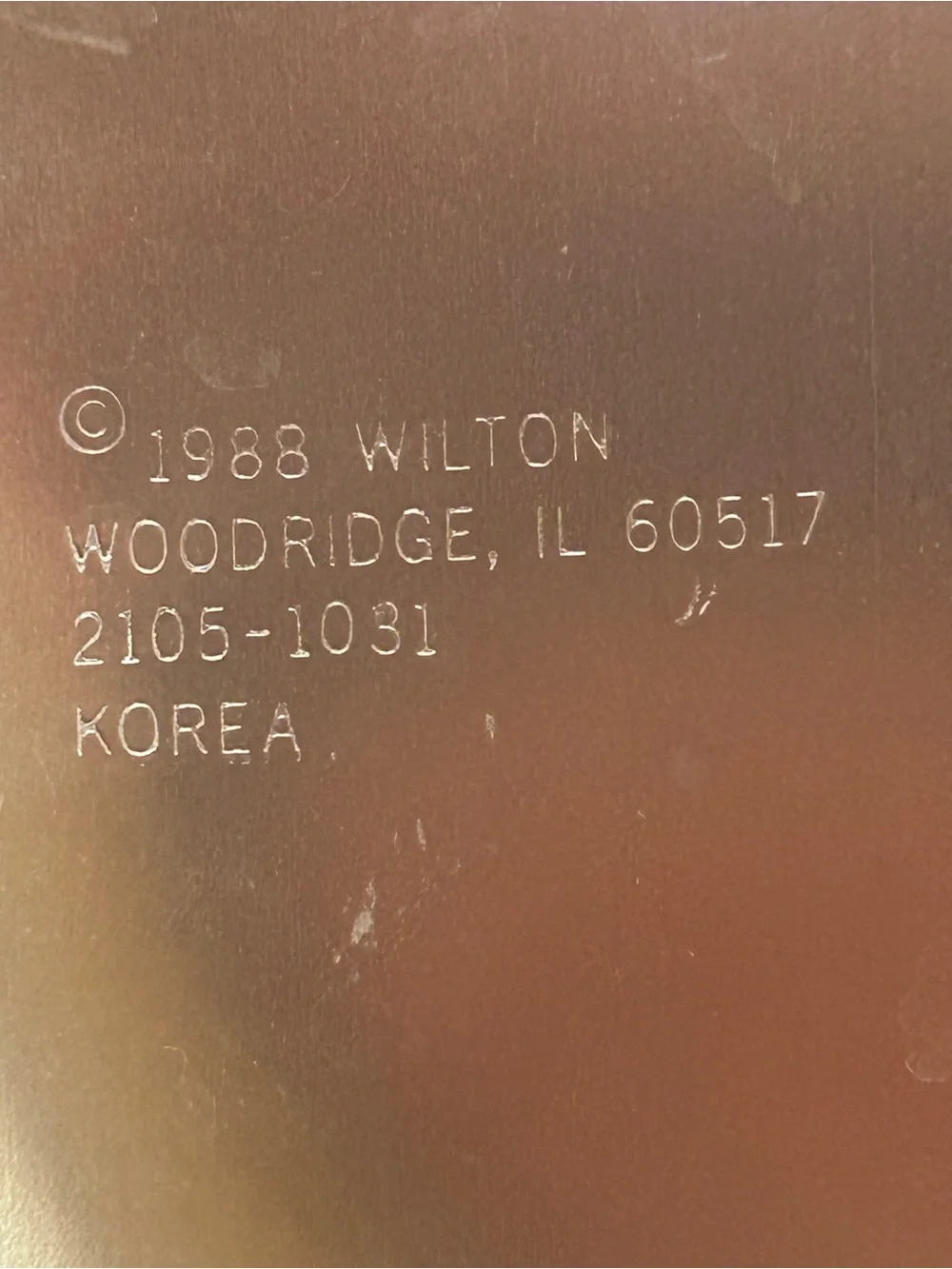 Wilton Silver aluminum Baking Pan vintage cake pan 1988